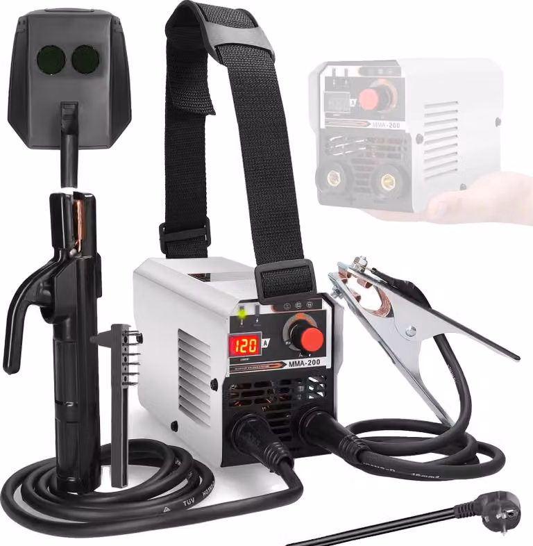 Saldatrice, inverter IGBT, display digitale, MMA