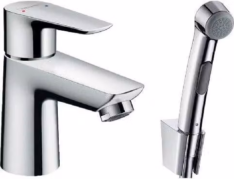 Miscelatore per lavabo con doccia bidet hansgrohe Talis E cromo HG 71729000