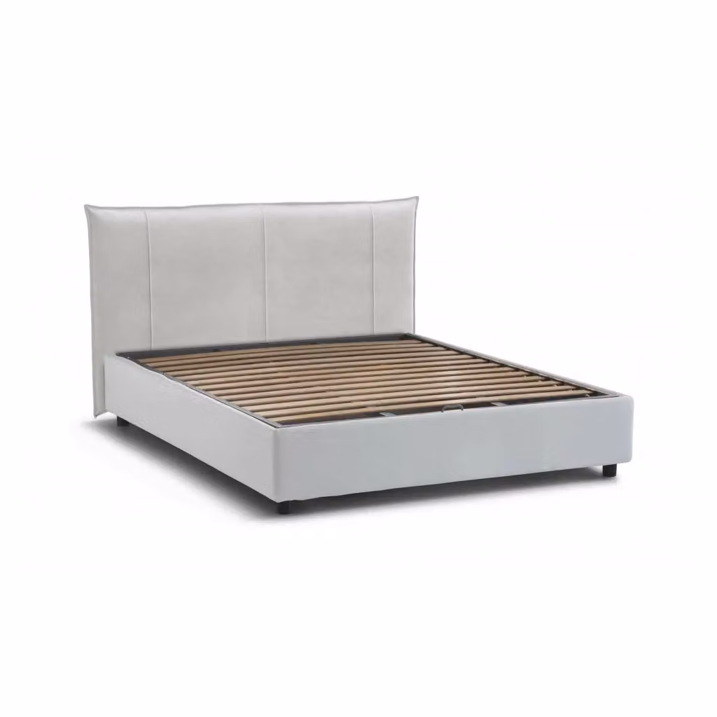 Letto Matrimoniale Akasha Talamo Italia Bianco con Contenitore a Sollevamento L/P/H: 160 x 200 x 95 cm – 2