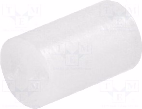 50 distanziali per LED, diametro esterno: 5 mm, lunghezza: 8 mm, diametro LED: 5 mm, materiale: naturale, codice prodotto: FIX-LED-8