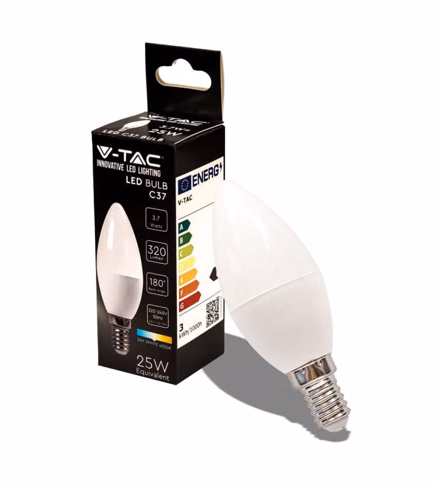 Lampadina LED E14 3.7W Candela 4000K
