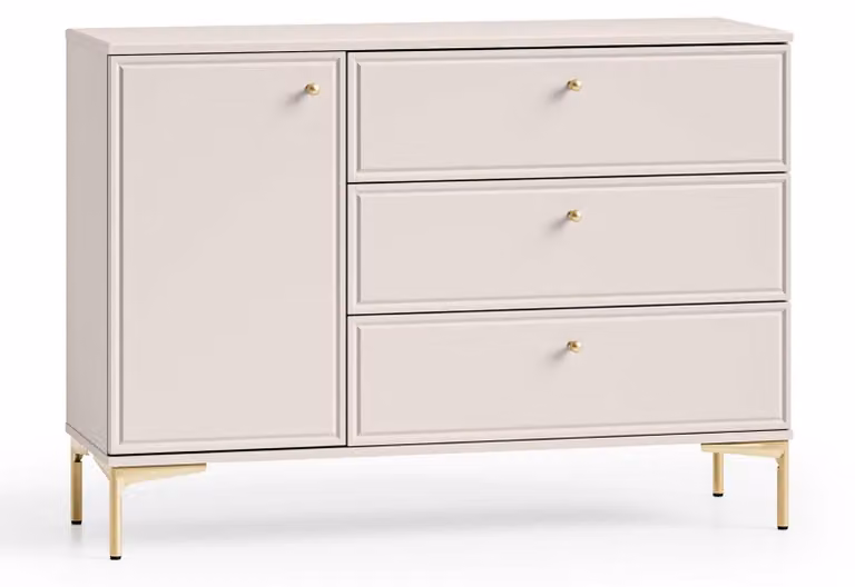 Selsey Sandro - Credenza, color tortora, 118 cm