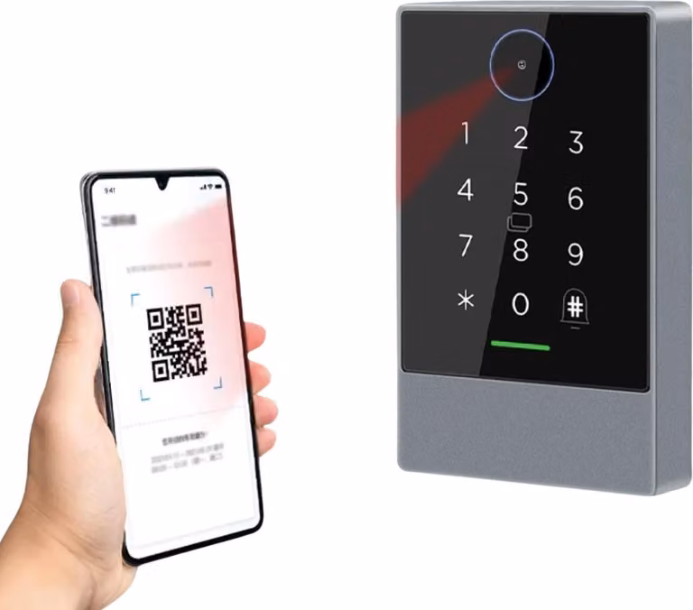 Sistema di controllo accessi BOT con tastiera e lettore di codici QR K3QR TTLock