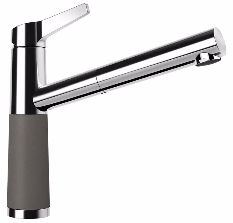 Schock Sc-510 silverstone 554123SIL miscelatore a bassa pressione per lavello con doccia