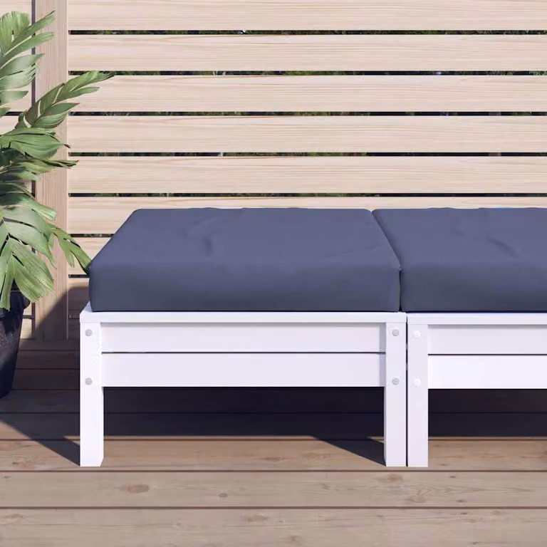 vidaXL Cuscino per Pallet Blu, L/P/H: 60 x 60 x 9,5 cm, in Tessuto Oxford Idrorepellente e Traspirante