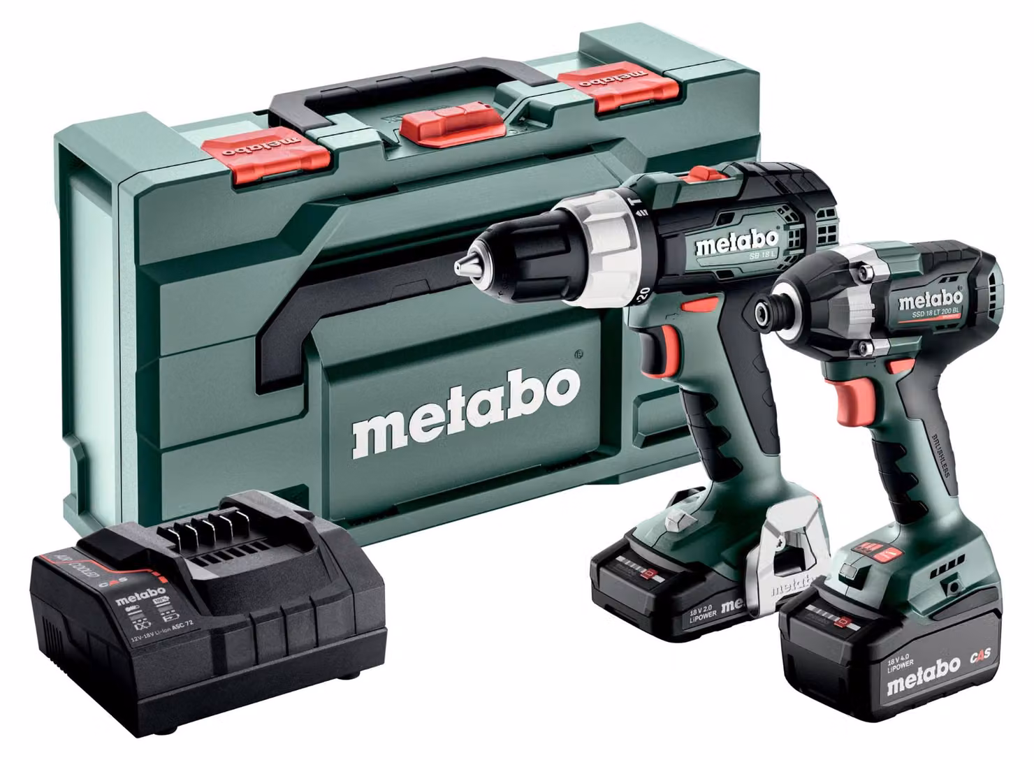 Metabo Combo Set 2.8.6 18V Akku-Maschinen im Set 18V Maschinenset in metaBOX