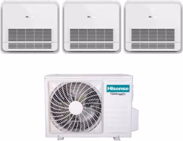 Condizionatore Split Hisense Trial Console Bianco con Wi-Fi e Telecomando Classe Energetica A++