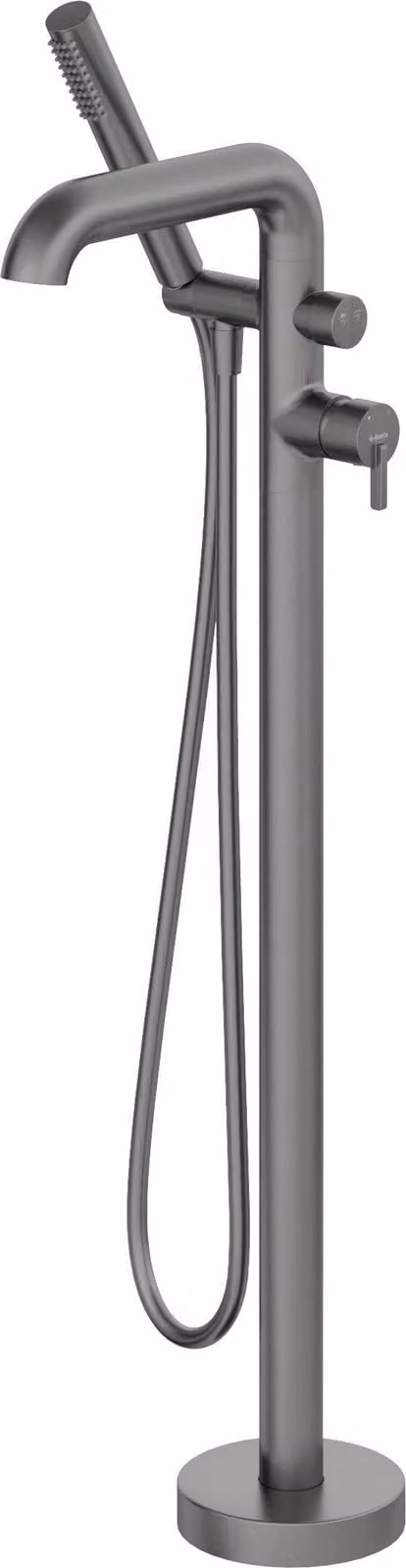 Miscelatore da bagno freestanding con set doccia