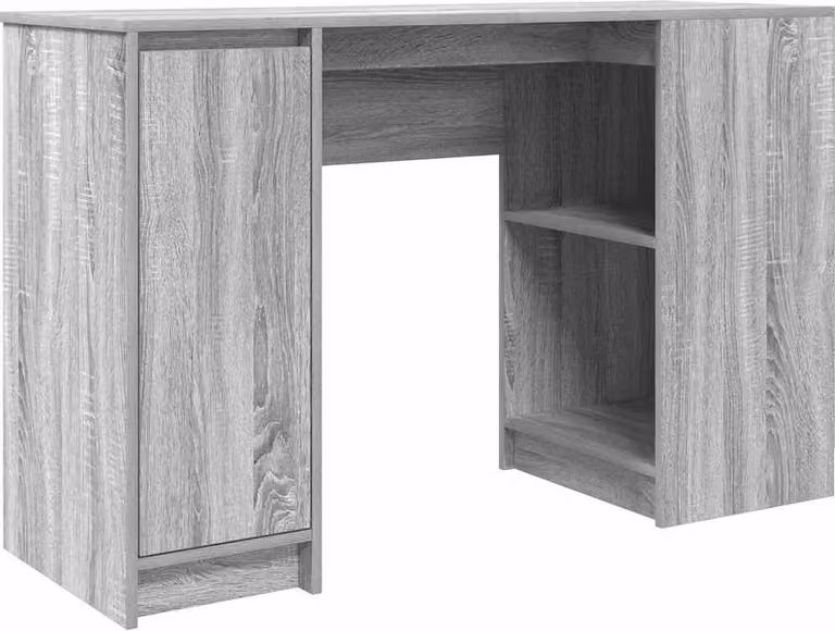 Scrivania Grigio Sonoma 120x42x76 cm in Legno Multistrato