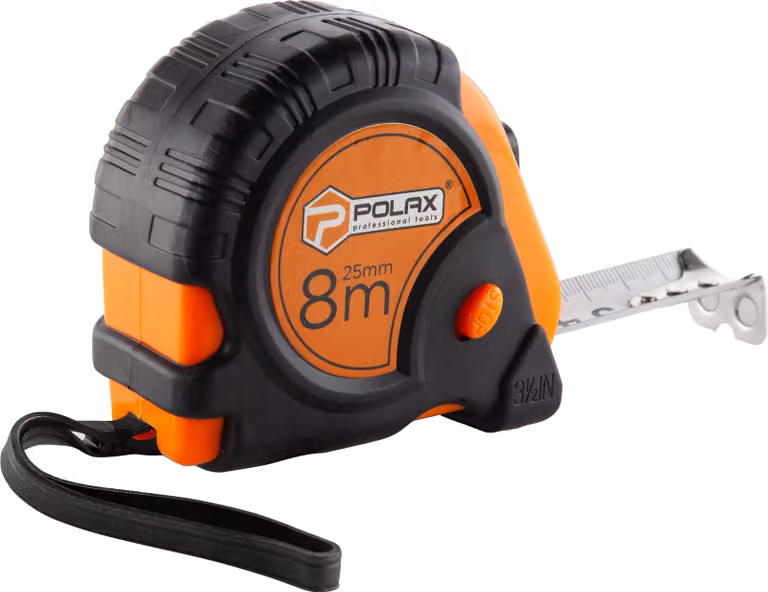 Rotolo metro con gomma 8 m x 25 mm Polax