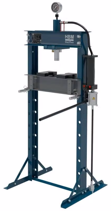 Pressa professionale da officina HBM da 20 tonnellate