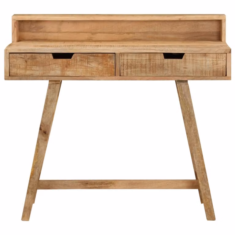 Scrivania 100x45x90 cm Legno massiccio di mango grezzo