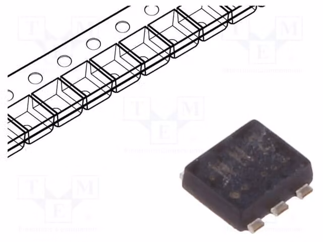 3x Transistor: MOSFET a canale N, unipolare, 0,5W, 20V, 4,2A, modello UF6 SSM6K403TU,LF(T)