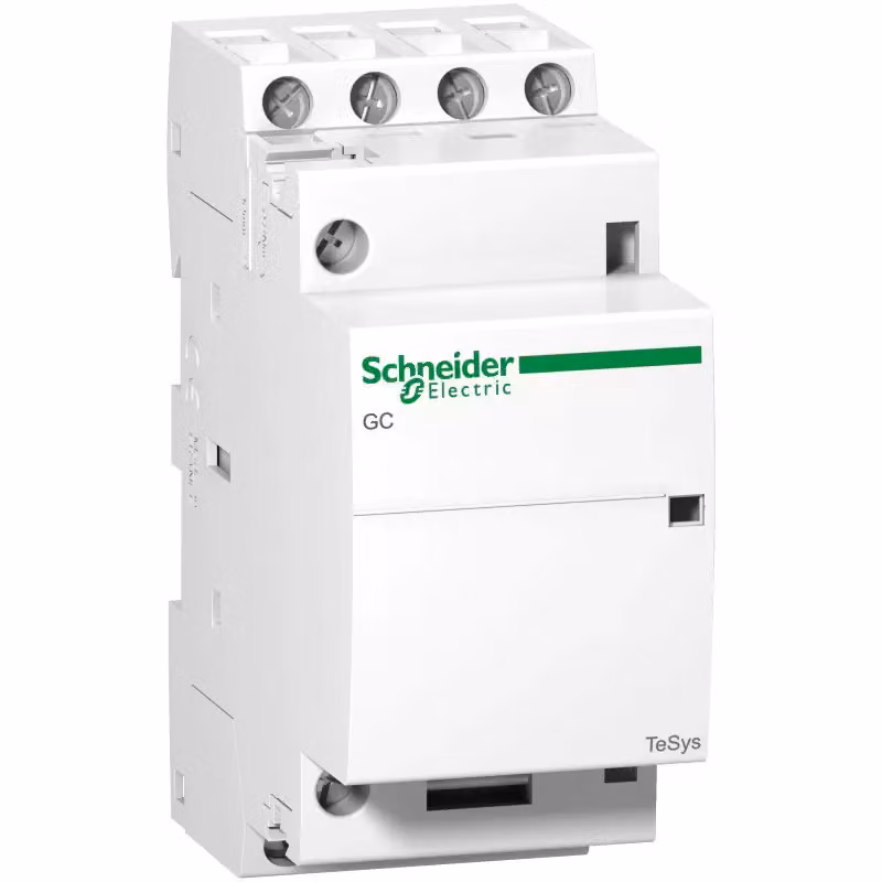 Contattore standard Schneider Electric tipo GC, 4 poli (2 chiusi + 2 aperti), CA 7 A 440 V 25 A, bobina 220-240 V CA GC2522M5