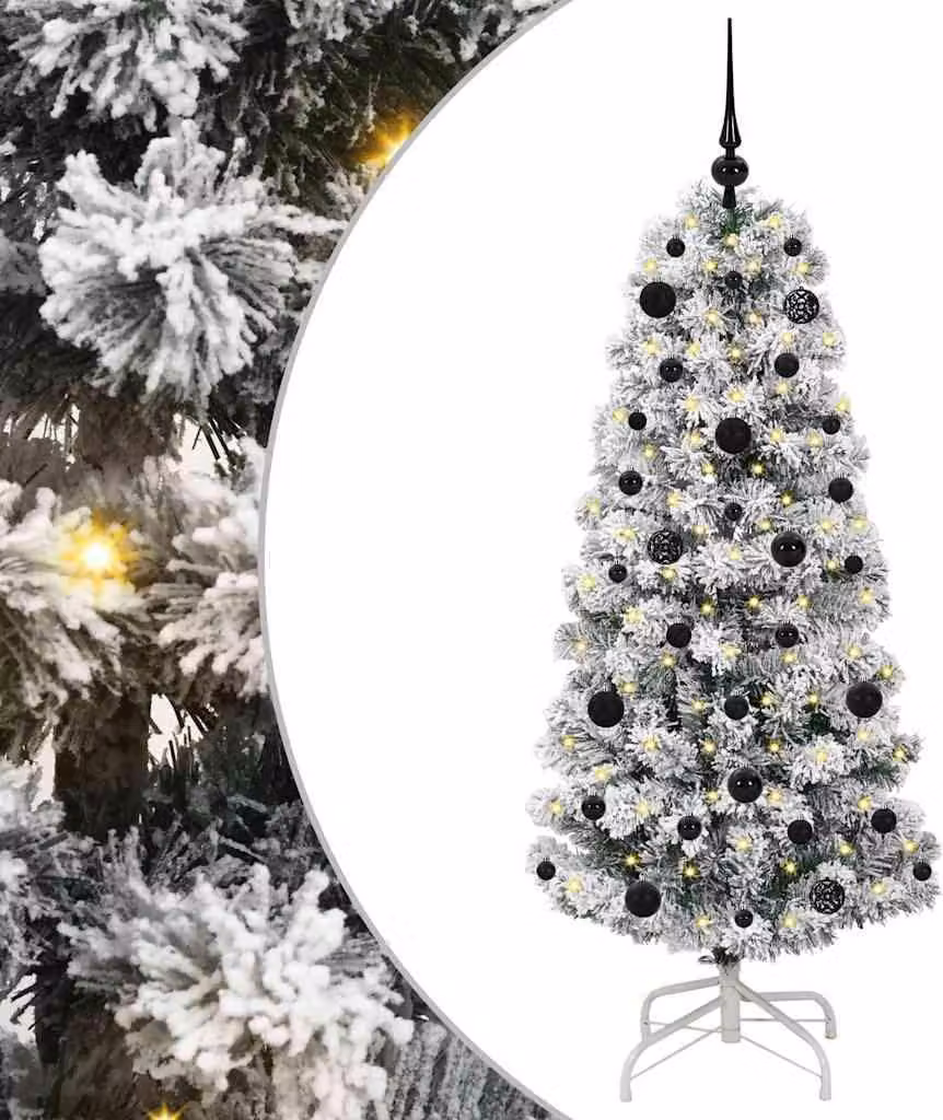 Albero di Natale Artificiale con Rami Pieghevoli 150 cm