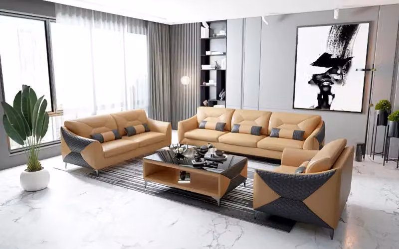 Sofagarnitur 321 Sitzer Set Design Sofa Couchen Couch Luxus design Polster