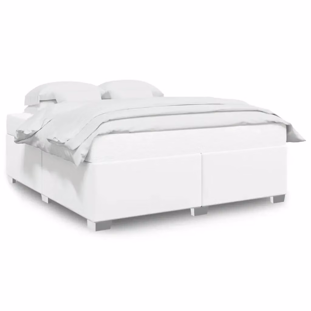 Giroletto vidaXL in similpelle bianco per adulti L/P: 180 x 200 cm – 2