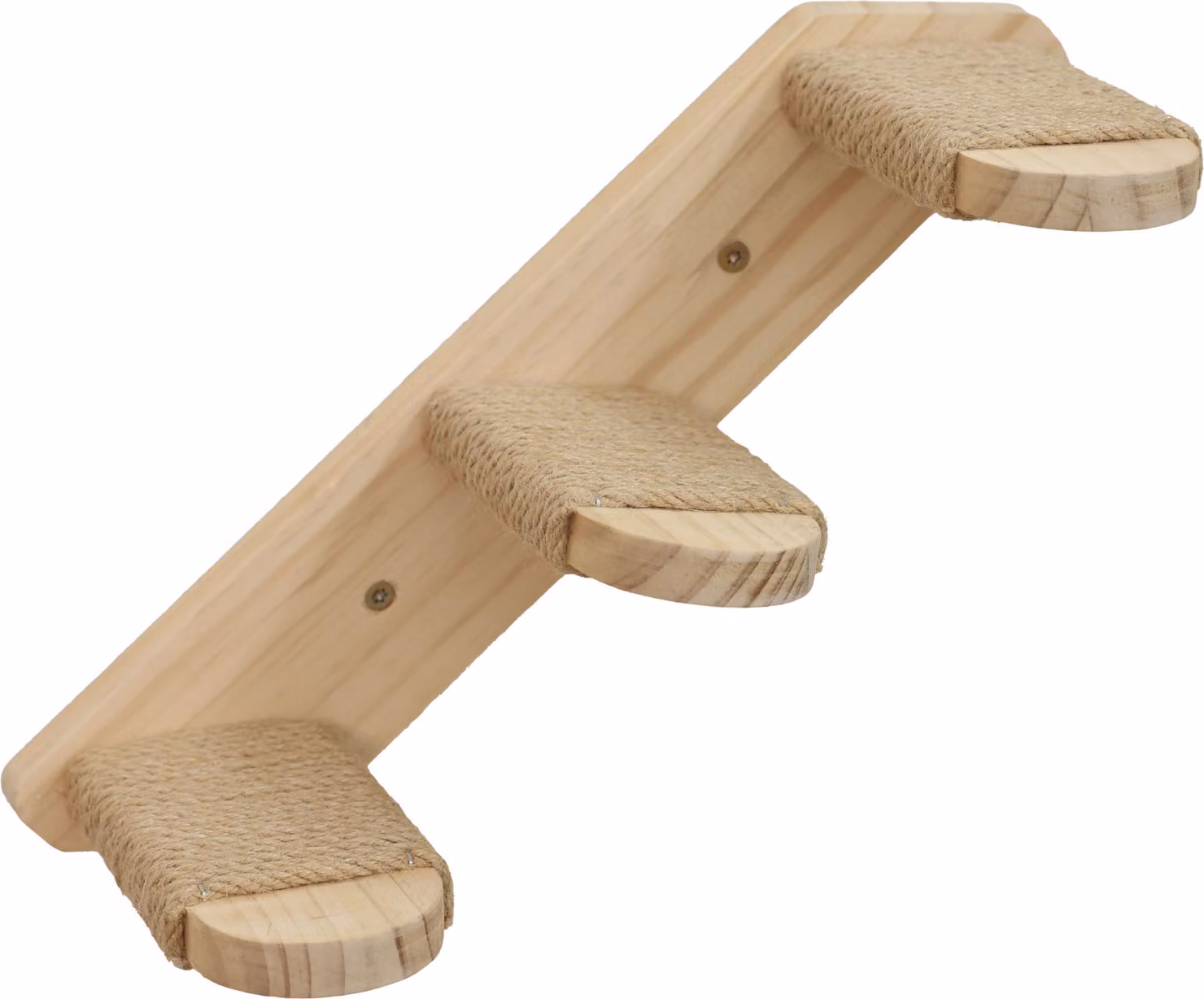 KERBL Scaletta per gatti in legno, lunghezza 38 cm, con iuta