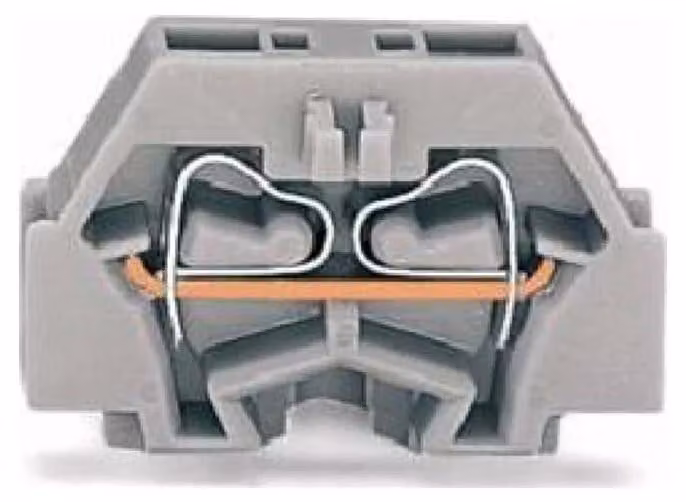 morsetto a 2 fili 0,08-1,5qmm grigio - Morsetto 1-p 260-301