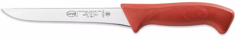 Coltello Disosso Linea Skin Rosso, Cm.18