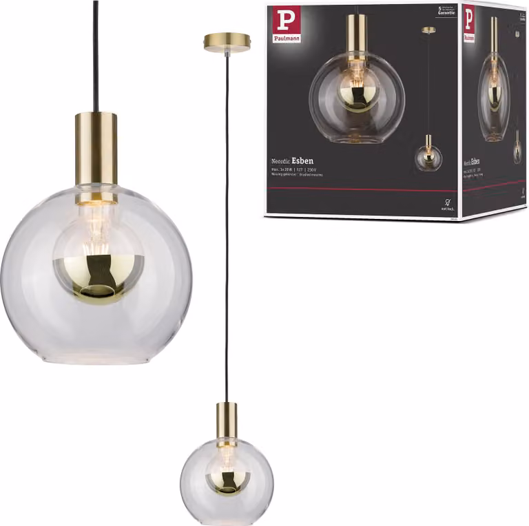 Paulmann Neordic lampada a sospensione Esben