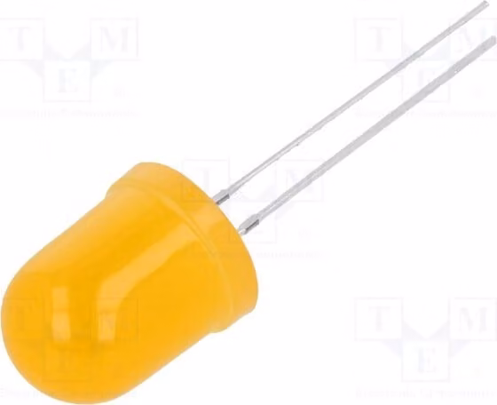 2 LED, angolo di emissione 30°, tensione 3÷5V, intensità luminosa 220÷330 mcd, corrente 20mA, diametro 10mm, colore arancione. Versione: lampeggiante. Codice prodotto: OSO5JSA134A. Specifiche