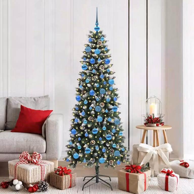 Maison Exclusive - Albero di Natale artificiale verde 180 cm PVC, plastica e acciaio