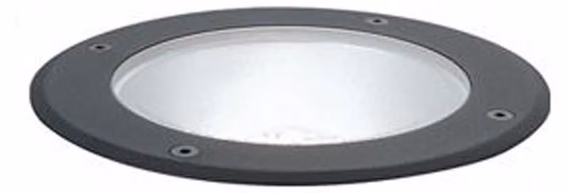Segnapasso Da Esterno Moderno Route Alluminio E Vetro Nero 1 Luce E27