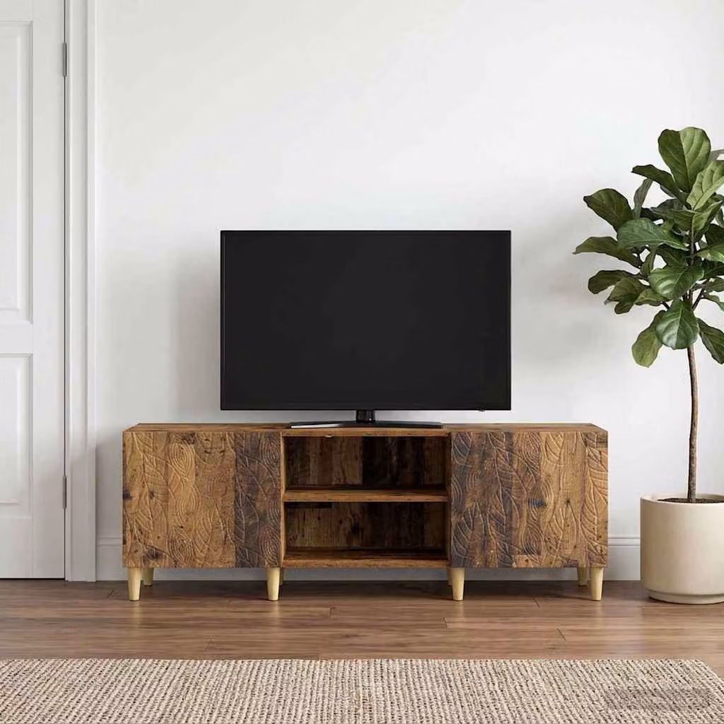 Mobile TV vidaXL in legno vintage marrone L 150 x P 31 x H 50 cm