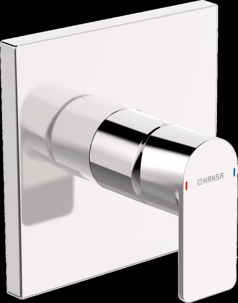 HANSA HANSASTELA Set de finition pour mitigeur de douche, rosace carrée, 87859073, 87859073