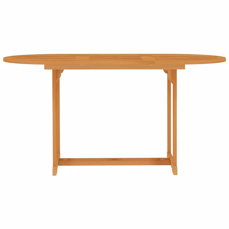Tavolo da Giardino 150x90x75 cm in Legno Massello di Teak