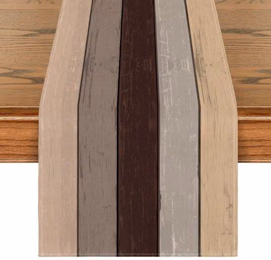 Copritavolo in legno autunnale 40x240 cm
