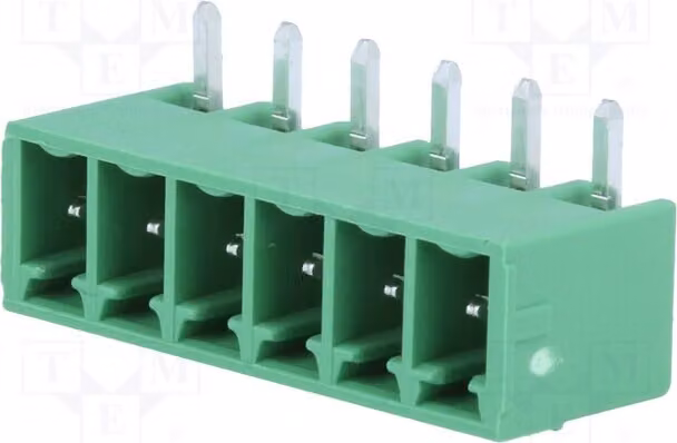 1 x Profilo di chiusura disattivabile, percorso: 6 angoli di 90°, 3,81 mm, connettore MC 1,5/6-G-3,81, 180