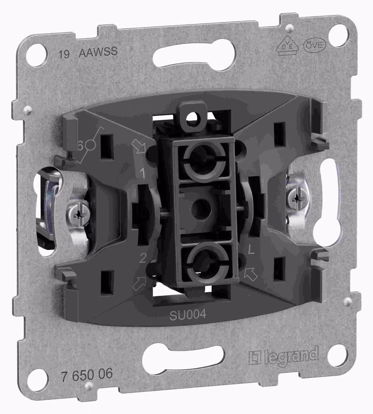 Legrand SEANO inserto 765006Interruttore a levetta 10AX terminali a innesto (765006)