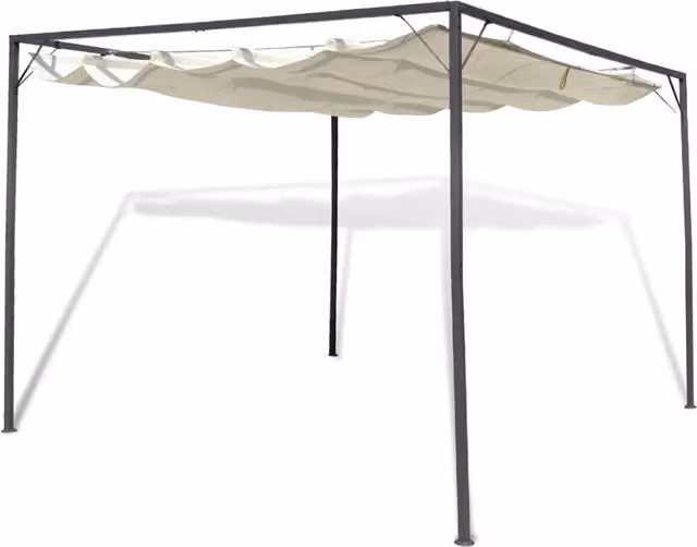 Gazebo | Pergolato da Giardino con Tettuccio Retrattile