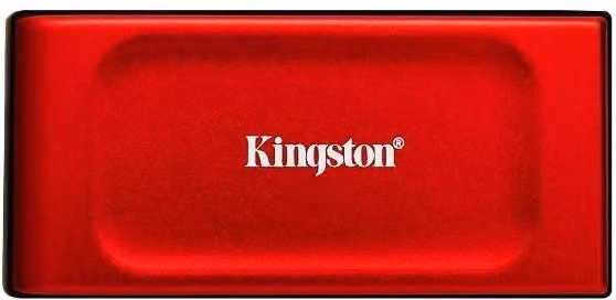 SSD Esterno Kingston XS1000 da 1TB USB 3.2 Gen 2, Rosso – 1