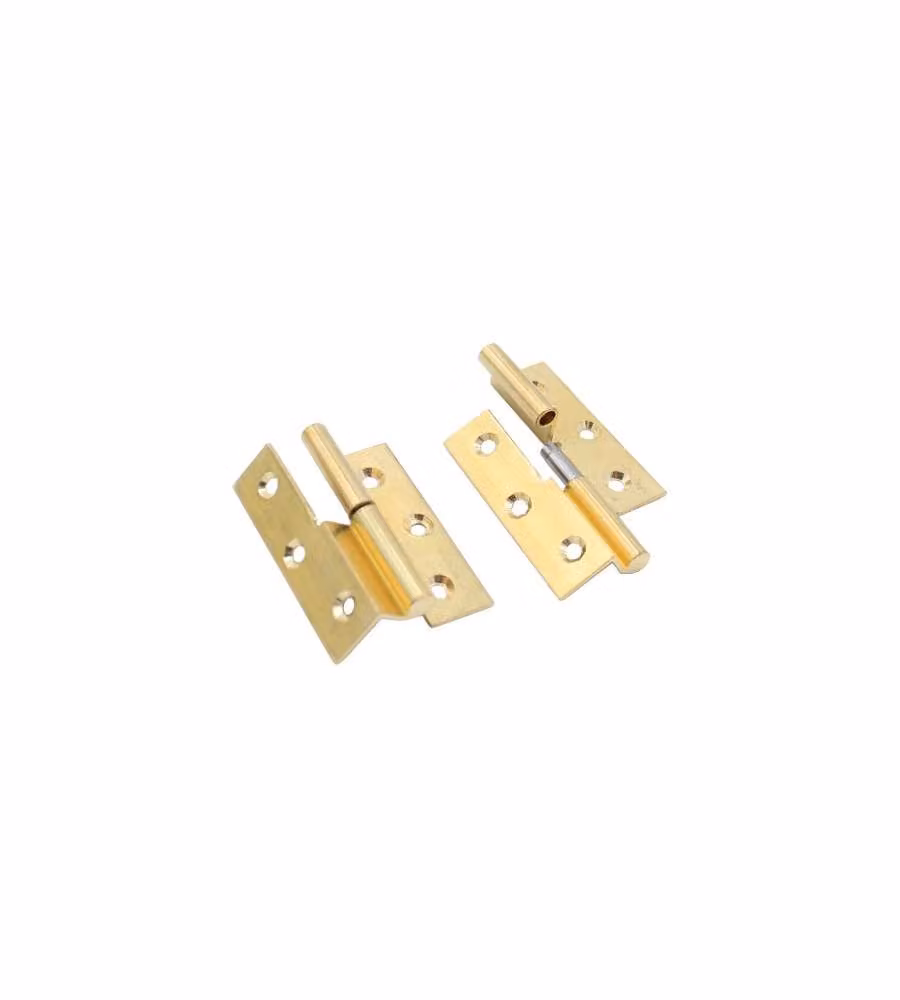 Cerniera A Collo Ottone Lucido Mm.50X40 Destra