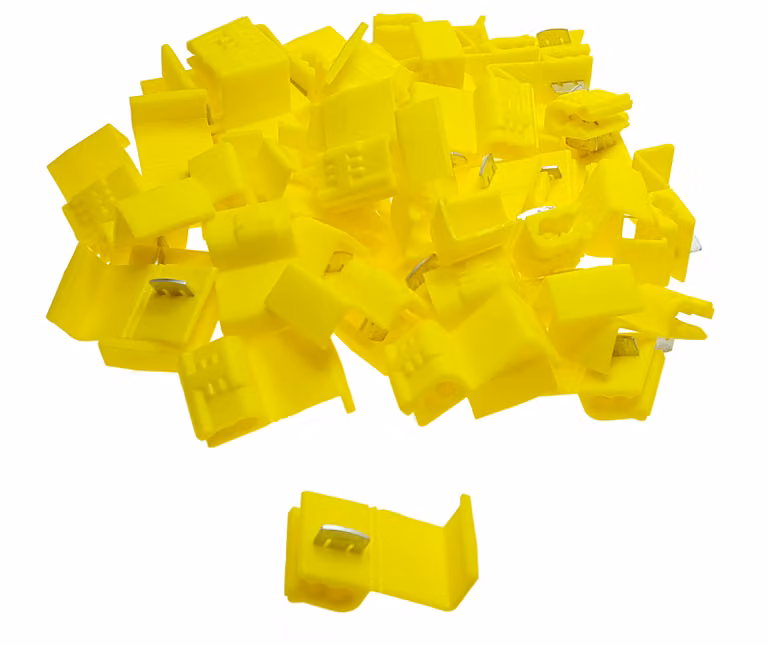 connettore rapido baytronic 50x / rubinetto di tensione giallo