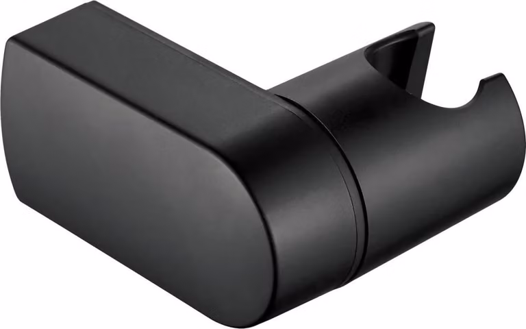 Supporto a parete Nero per doccetta, girevole (modello ANN_N21U)