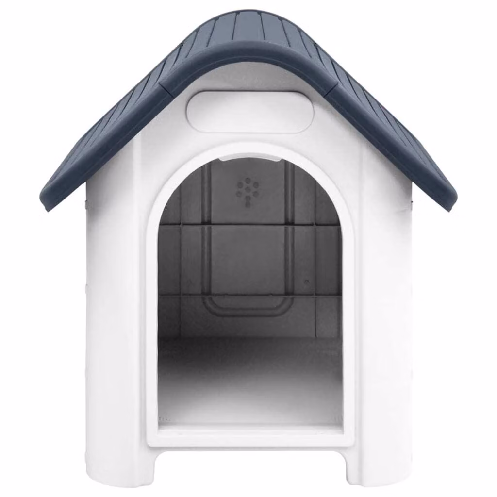 vidaXL Cuccia per cani Grigio 59x75x66 cm Polipropilene