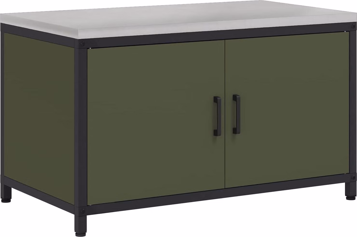 Stoccaggio in cucina HATTEM Verde Oliva 90 x 50 x 53 cm Acciaio