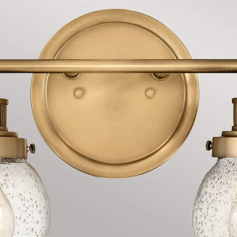 Quintiesse Applique da parete Poppy, dimmerabile, Ottone / Oro, Bagno, Metallo, Applique