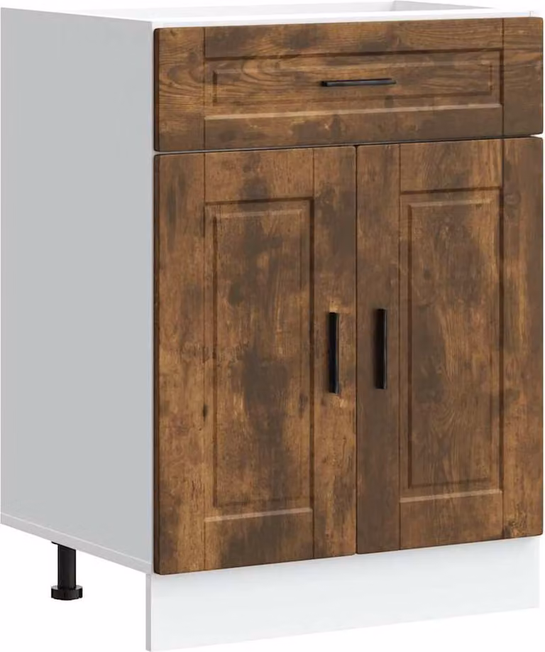 Base da Cucina Porto Rovere Fumo in Legno Multistrato