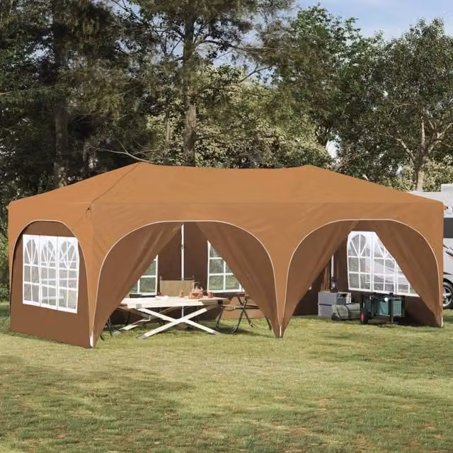Tenda per feste a pop-up 575 x 288 x 245 cm Beige 42019903