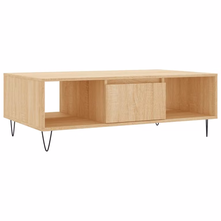 Tavolino da Salotto Rovere Sonoma 104x60x35cm Legno Multistrato