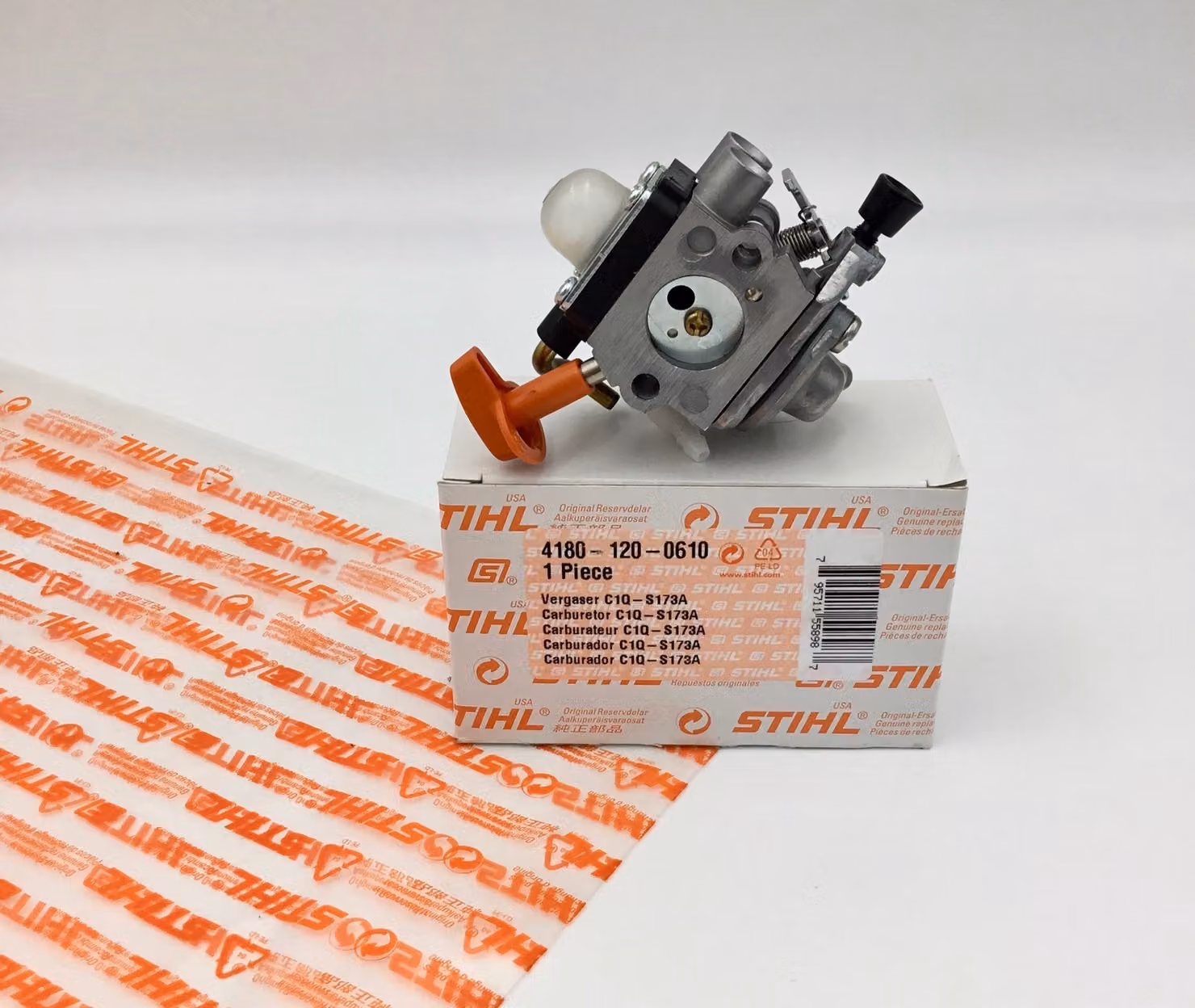 Carburatore originale STIHL C1Q-S173A FS110 FS 130 FS 130R FR 130T FS 310, 41801200610