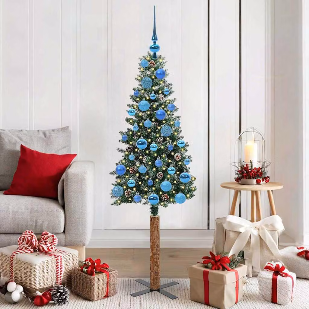 Maison Exclusive - Albero di Natale sottile, verde, 150 cm