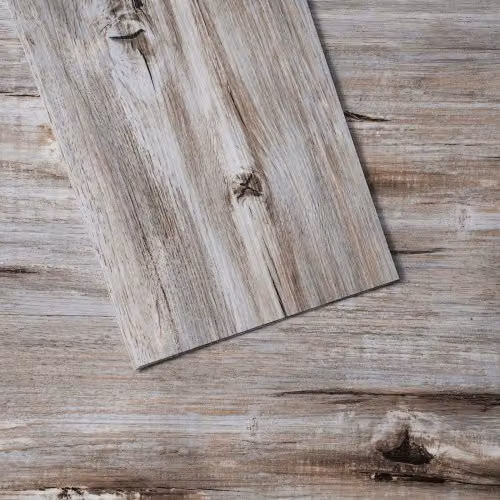 Piastrelle per Pavimenti Autoadesive in Vinile VEVOR Effetto Legno Vintage Marrone, Confezione da 36 Piastrelle Spesse 0,62 mm, L: 91,4 cm x P: 15,2 cm