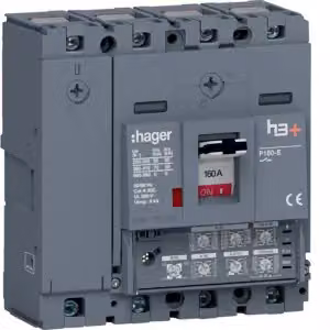 Hager Sezionatore di potenza h3+ P160 LSI 4x160A 70kA HES161JC