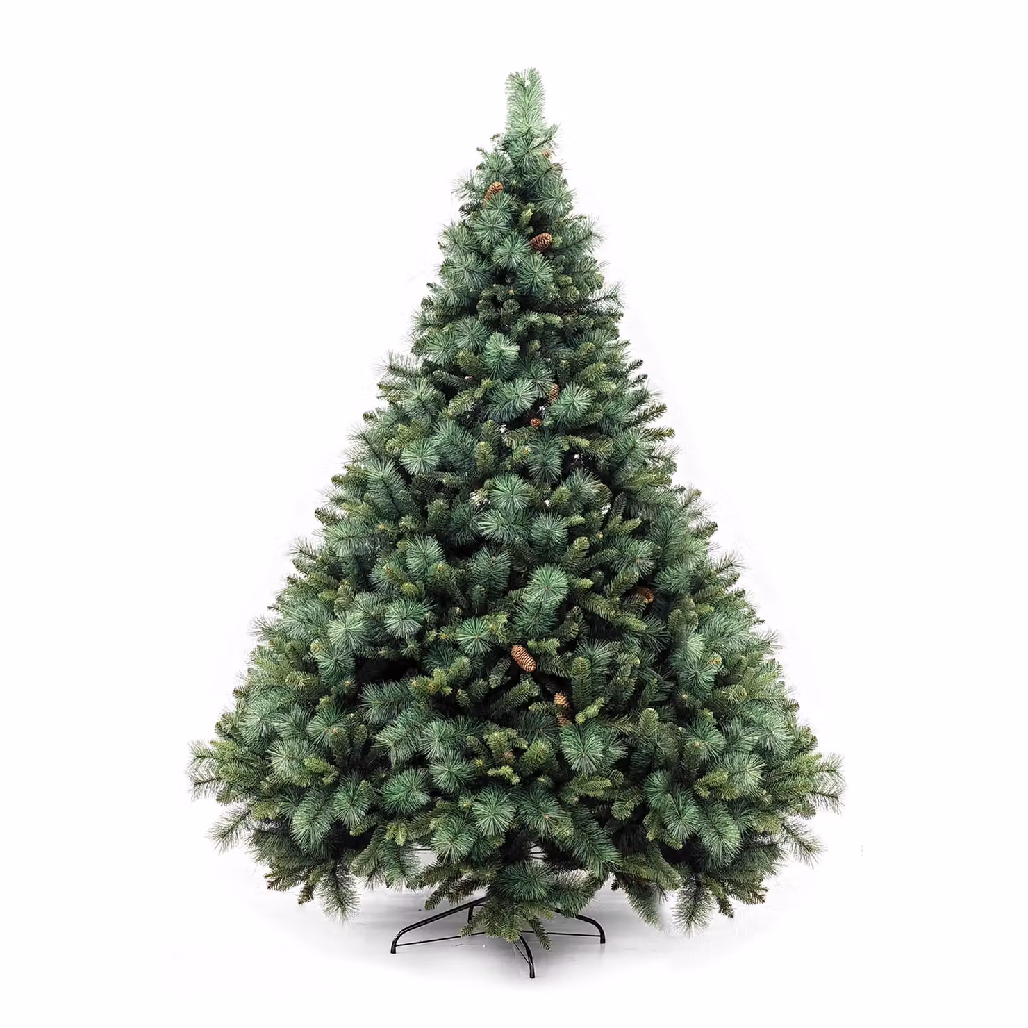 Albero di Natale Artificiale Broad Peak VESTIAMO CASA Verde, Altezza: 240 cm, Diametro alla base: 164 cm – 1